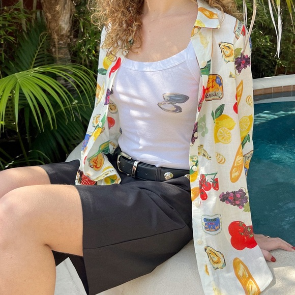 Lisa Says Gah Tessa Italian Summer button down - Picture 11 of 16